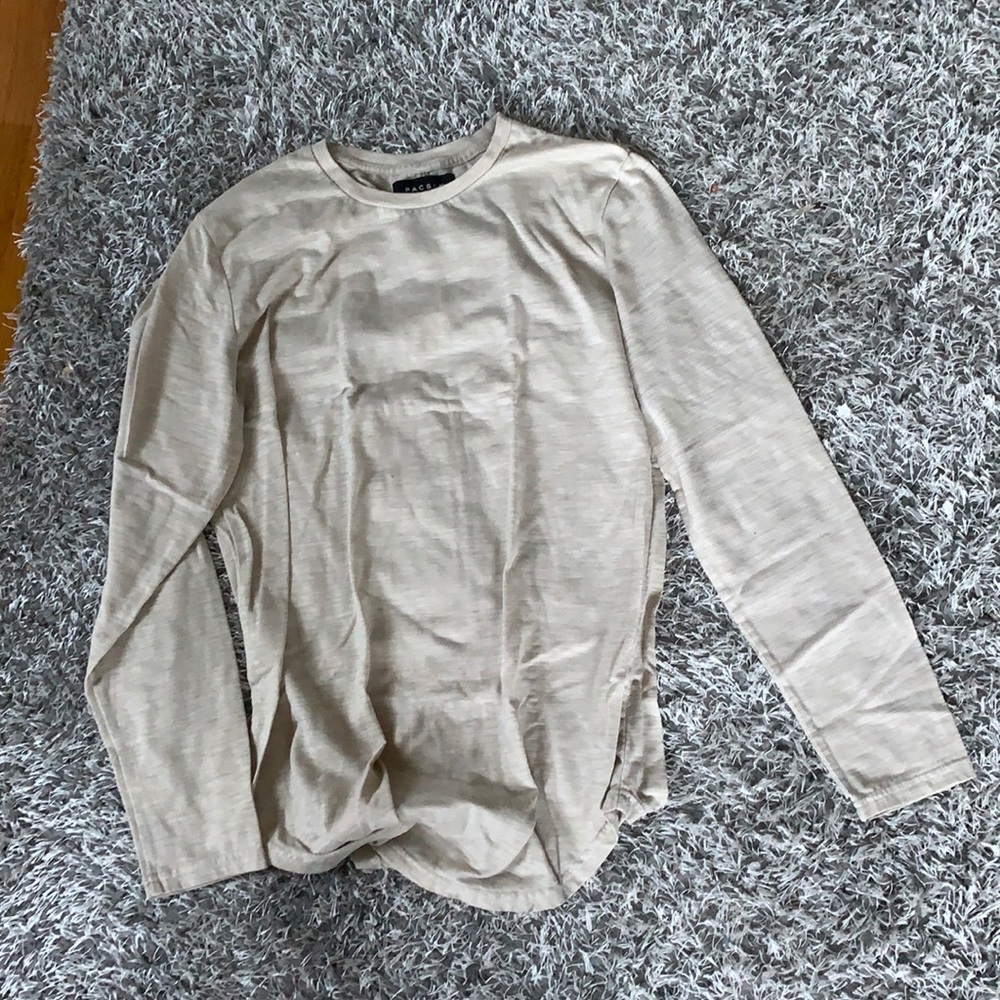 tan long sleeve